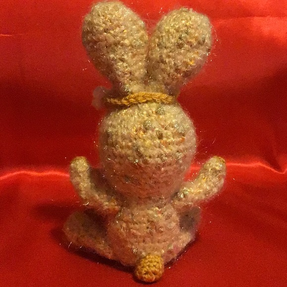 Handmade bunny amigurumi caddy - Picture 2 of 4